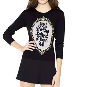 AO X SNOW WHITE EMBELLISHED SWEATER